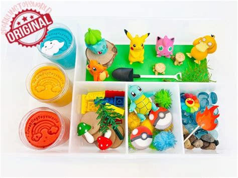 Pokémon Play Dough Kit Playdough Sensory Kit Play Dough Kit - Etsy