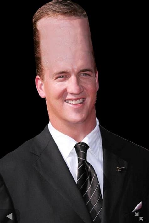 peyton manning forehead Blank Template - Imgflip