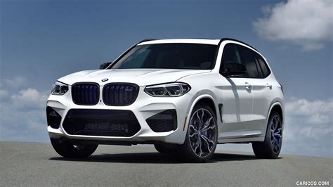 BMW X3 M | 2020MY Competition (Color: Alpine White) | Front Three-Quarter