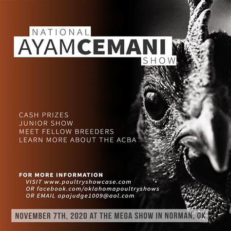 National Ayam Cemani Show | Ayam Cemani Breeders Association