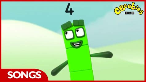 CBeebies | Numberblocks | Number Four Song - YouTube