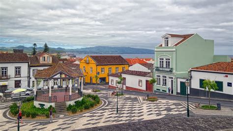 Ribeira Grande Town, Sao Miguel Island, Azores, Portugal Editorial ...