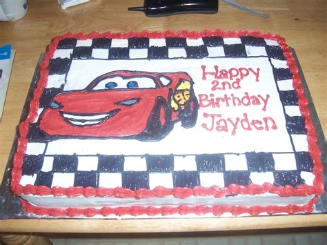 Lightning Mcqueen Cake - CakeCentral.com