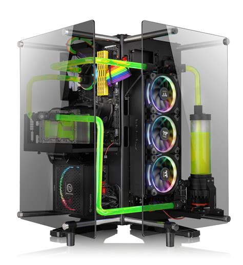 Thermaltake Core P90 TG Mid Tower Liquid Cooling System - Black: Buy ...