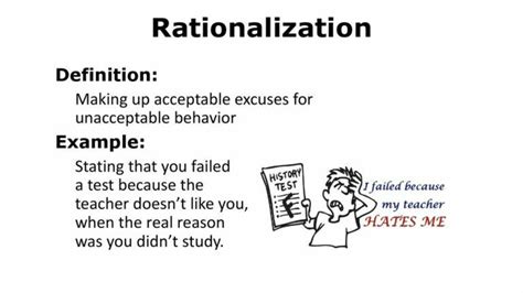 Rationalization Defense Mechanism: Examples, Uses, Benefits