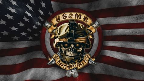 Download USMC American Marines Holiday 4th Of July HD Wallpaper