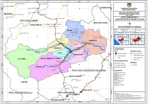 2 Peta Administrasi Kabupaten Musi Rawas Utara