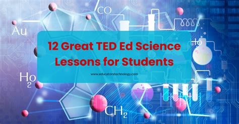 12 Great TED Ed Science Video Lessons for Students | Educational ...