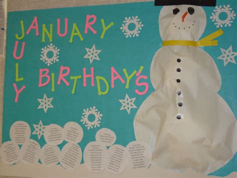 January Birthdays January Birthday, Birthday Board, Classroom Organization, Board Ideas ...