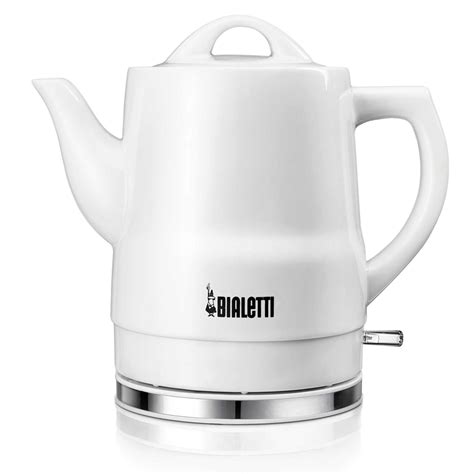 Bialetti® Cordless 6-Cup Ceramic Electric Kettle in White | Bialetti, Electric kettle, Kettle