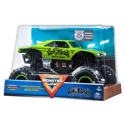 Monster Jam Gas Monkey Garage Truck True Metal 1:24