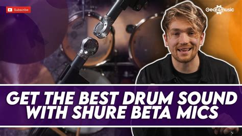 The best Shure Mic set up for drums | BETA SQUAD! - YouTube