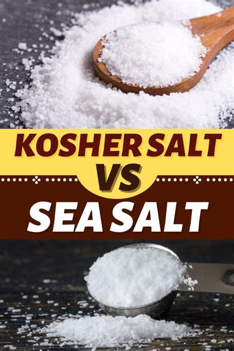 Kosher Salt vs Sea Salt: What's the Difference? - Insanely Good