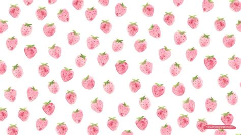 Cute Aesthetic Strawberry Laptop Wallpapers - Wallpaper Cave