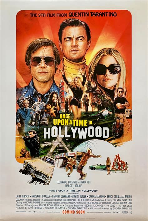 Original Once Upon a Time in Hollywood Movie Poster - Quentin Tarantino