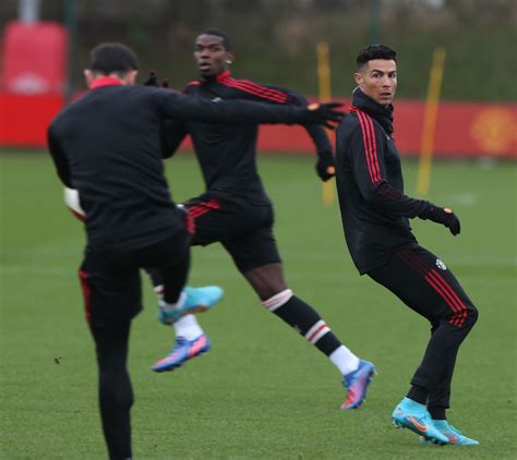 Photo: Cristiano Ronaldo trains before Manchester United v Middlesbrough