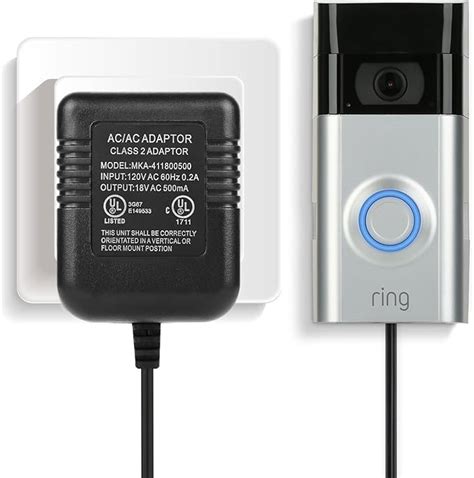 Power Adapter, Video Doorbell Power Supply for the Ring Video Doorbell, Ring Video Doorbell 2 ...