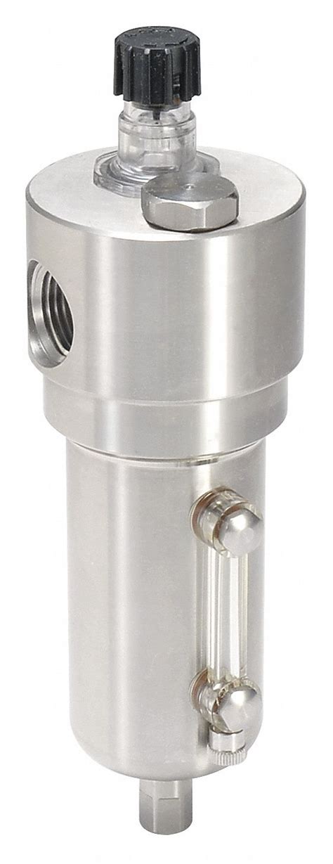 WILKERSON 1/2 in NPT Air Line Lubricator, 100 cfm Max. Flow, 250 psi ...