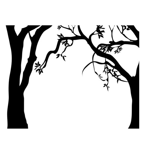 Twisted Trees Wall Decal Sticker. #AC114 – StickerBrand