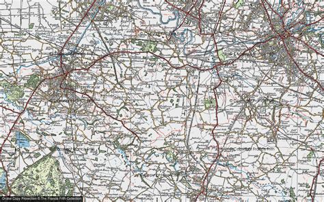 Historic Ordnance Survey Map of Woodhouse Park, 1923