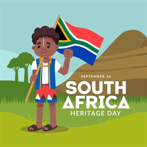 Heritage day (south africa) in flat design | Free Vector