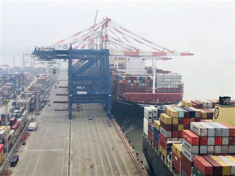 World's biggest container ships debut at Port of Xiamen - Chinadaily.com.cn