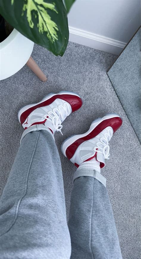 Cherrys 11s in 2023 | Jordan shoes retro, Jordan 11 outfit, Trendy ...