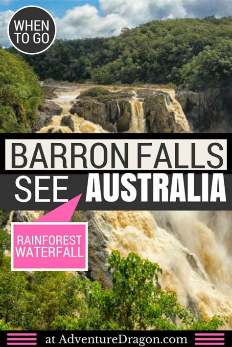 Barron Falls - Stunning Waterfall Deep in the Australian Rainforest ...