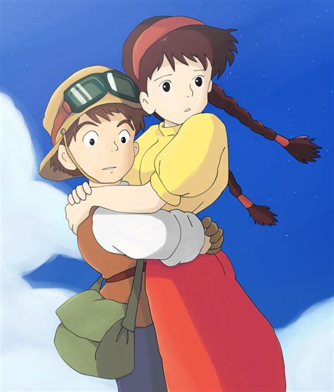 Sheeta and Pazu by Takuto19 on deviantART | Studio ghibli movies, Ghibli movies, Ghibli art