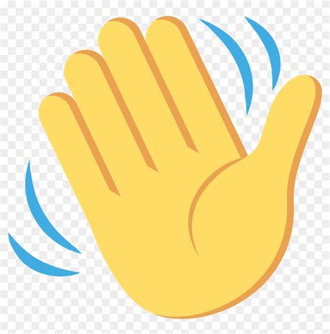 Waving Hand Emoji Svg , Png Download - Emoji Hand Waves, Transparent Png - 1877x1814(#288401 ...