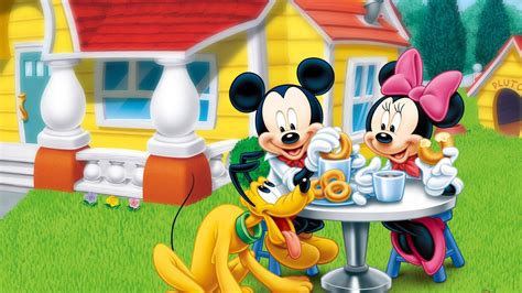 Disney Mickey Minnie Mouse And Pluto HD Cartoon Wallpapers | HD ...