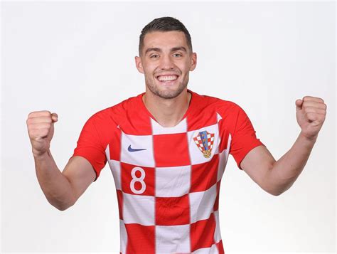 Mateo Kovacic of Croatia poses during the official FIFA World Cup ...