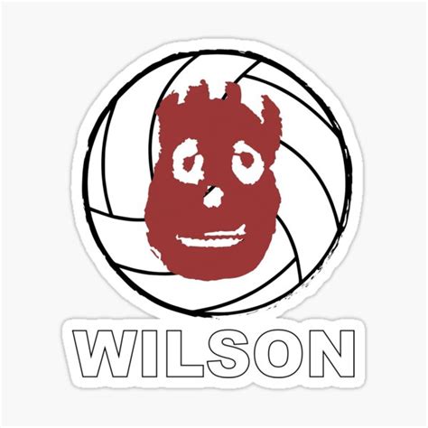 "Wilson" Sticker by rainbowdreamer | Redbubble