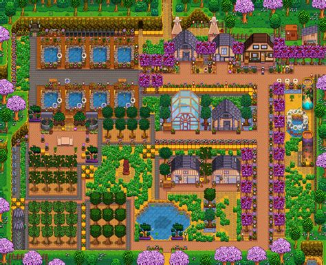 My farm layout! thoughts/suggestions? ^^ : r/StardewValley