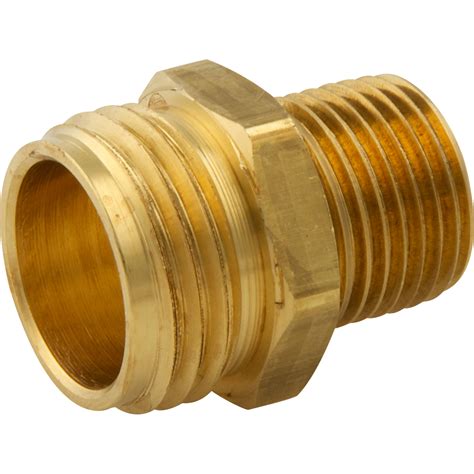 Garden Hose Adapter - 3/4" MHT x 1/2" MIP - PlumbShop®