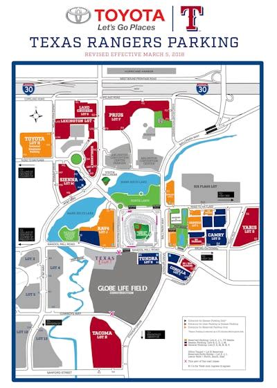 Texas Rangers: What Rangers fans need to know about parking this season ...