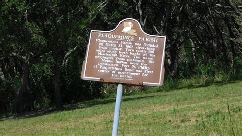 Read the Plaque - Plaquemines Parish