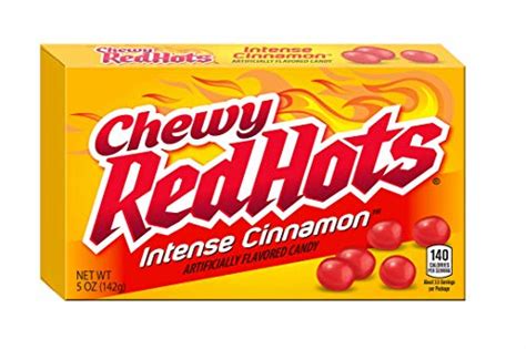 Red Hots Chewy Intense Cinnamon Candy, 5 Ounce -- 12 per case. | Amazon ...