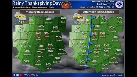 Cold front, rain in Dallas-Fort Worth holiday weather forecast | Fort ...