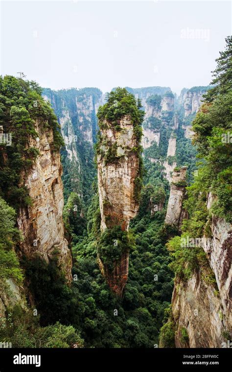 Zhangjiajie national park, UNESCO World Heritage Site, Wulingyuan Hunan ...