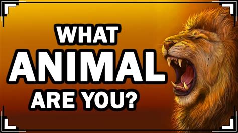 What ANIMAL Are You? (Personality Test With Animals) - YouTube