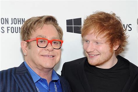 Ed Sheeran Gifted Elton John a Very Odd Gift