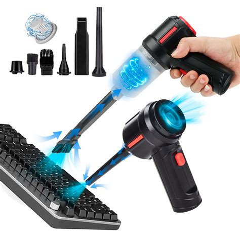Meudeen Battery Operated Air Duster for Keyboard Cleaning,Cordless Air Duster Computer Cleaning ...