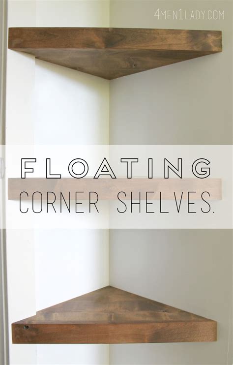 How to make Corner Floating Shelves - detailed instructions | Floating shelves diy, Floating ...