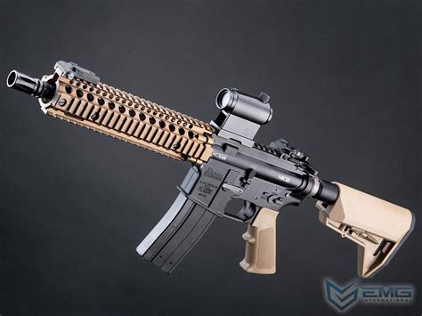 EMG / Daniel Defense Licensed M4A1 SOPMOD Block II Gas Blowback Airsoft Rifle (Model: Two-Tone ...