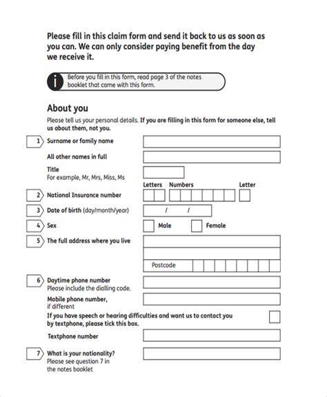 FREE 6+ Sample Attendance Allowance Forms in PDF | MS Word