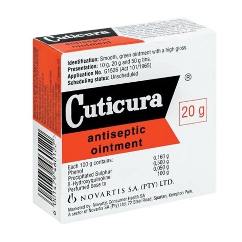 Cuticura Antiseptic Ointment 20g