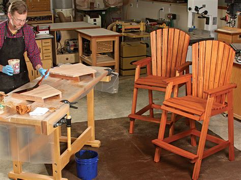 Woodworking faulks: How to build tall adirondack chairs