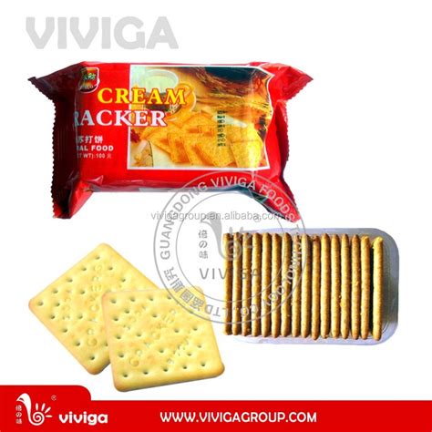 100g Crispy Cream Flavor Cracker Biscuit - Buy Cream Biscuit,Cream ...