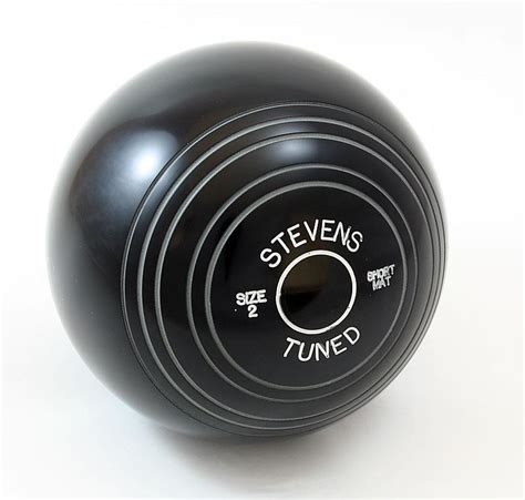 Stevens Tuned Short Mat Bowl Heavy Black (Pair)